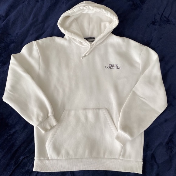 Urban Outfitters Other - Urban Outfitters White Hoodie Size S  - True Colors silk motif